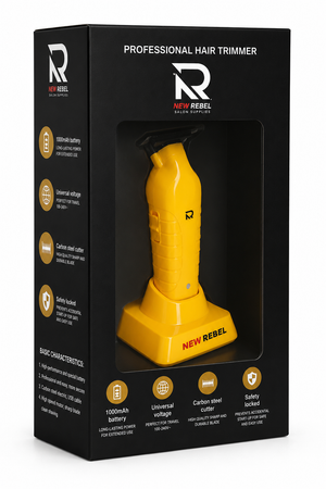 NEW REBEL Hair Trimmer Yellow - Hairwaxshop
