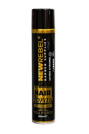 New Rebel Hair Spray Full Force Ultra Strong 06 400 ml - Hairwaxshop